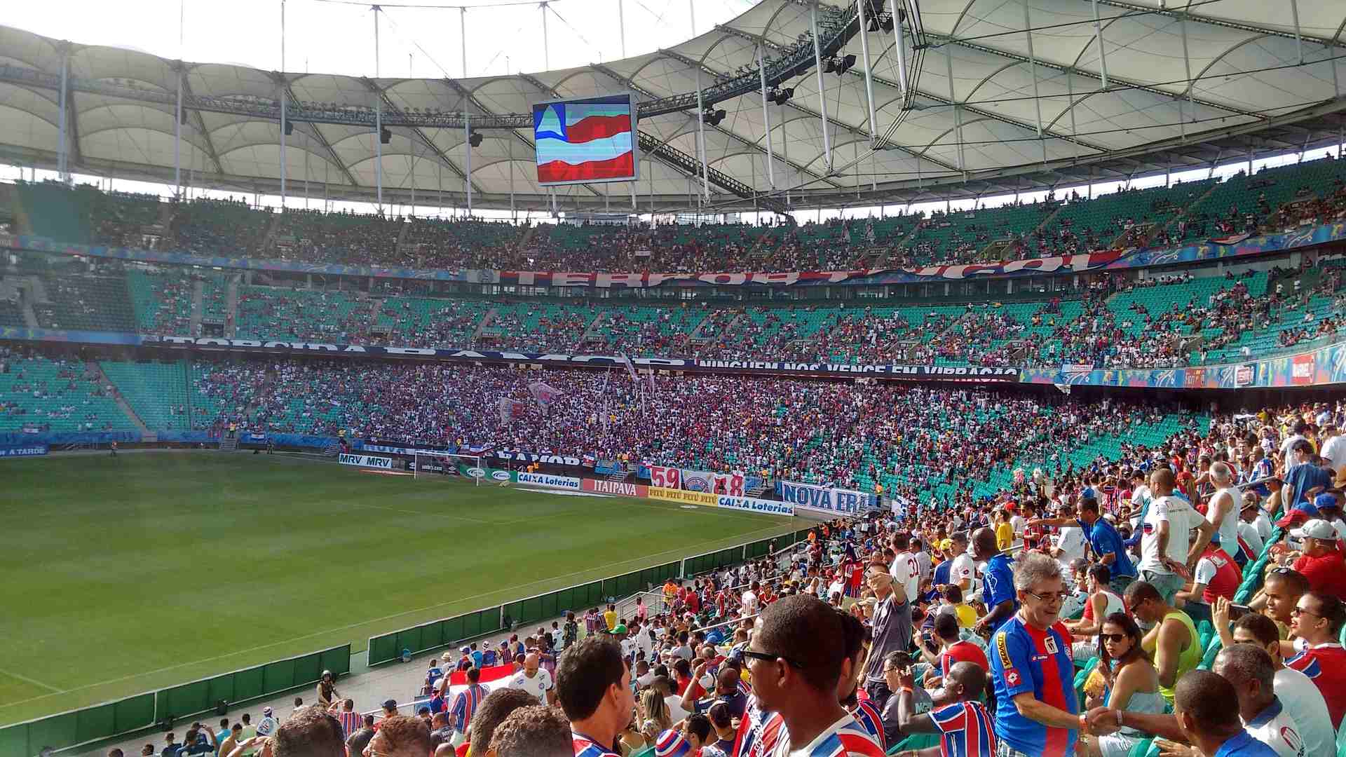 Ein Bild von einem Fußballstadion